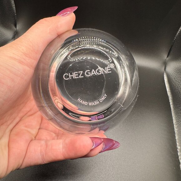 Chez Gagne "Everything is fine" Stemless Wine Glass - Picture 2 of 4